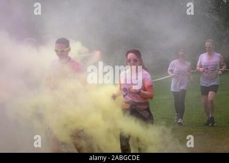 Fun Run Couleur Watford Banque D'Images