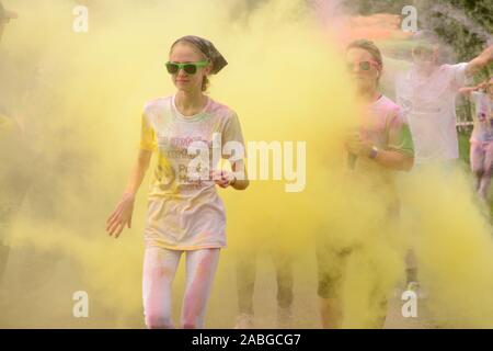 Fun Run Couleur Watford Banque D'Images