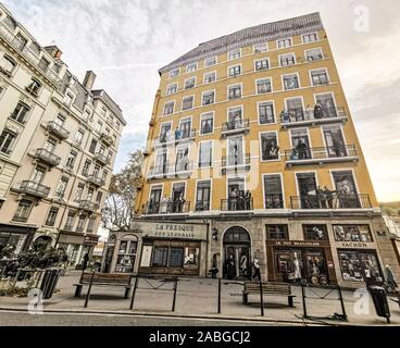 LA FRESQUE DES LYONNAIS LYON Banque D'Images