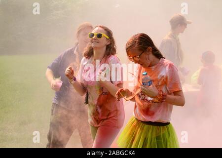 Fun Run Couleur Watford Banque D'Images