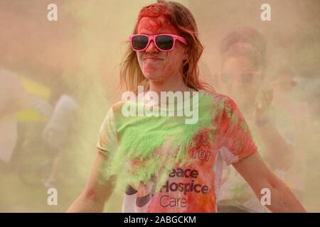 Fun Run Couleur Watford Banque D'Images
