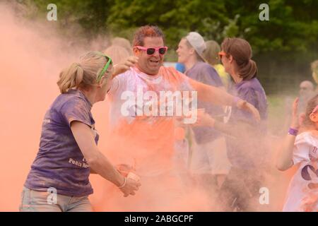 Fun Run Couleur Watford Banque D'Images