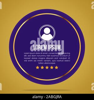 Modèle de témoignages créatifs avec des formes différentes. Témoignage Speech bubble concept, infographie commentaires des clients pour l'application et site web. Illustration de Vecteur