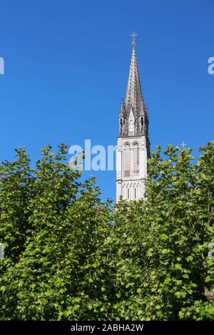 Pèlerinage à Lourdes. Elle se produit chaque année en mai. Les croyants du monde entier viennent à prier blassed Vierge Marie. Banque D'Images