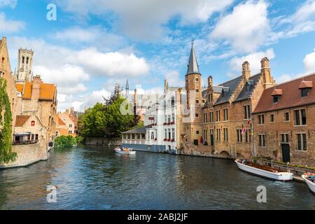 Belgique, bruges, Flandre occidentale, panorama Banque D'Images