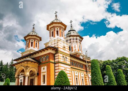 Dans le monastère de Sinaia Roumanie Banque D'Images