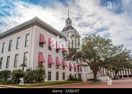 Tallahassee, FL, USA - Feb 15, 2019 : l'énorme à l'extérieur préserver motifs de l'ancienne capitale de la Floride Banque D'Images