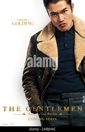 DATE DE SORTIE : Janvier 24, 2020 Title : Les Messieurs STUDIO : Miramax Réalisateur : Guy Ritchie PLOT : une drogue britannique tente de vendre son empire très rentable d'une dynastie de l'Oklahoma de milliardaires. Avec : HENRY GOLDING (art de l'affiche l'image Crédit : © Miramax/photos) Banque D'Images