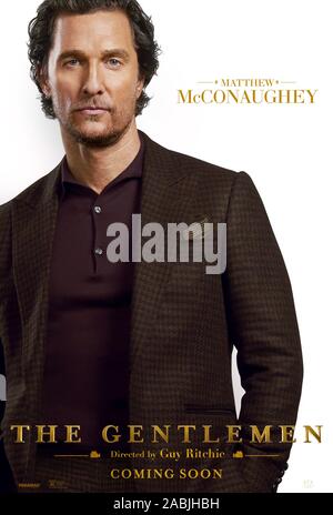 DATE DE SORTIE : Janvier 24, 2020 Title : Les Messieurs STUDIO : Miramax Réalisateur : Guy Ritchie PLOT : une drogue britannique tente de vendre son empire très rentable d'une dynastie de l'Oklahoma de milliardaires. Avec : MATTHEW MCCONAUGHEY comme Mickey Pearson. (Crédit Image : © Miramax/photos) Banque D'Images