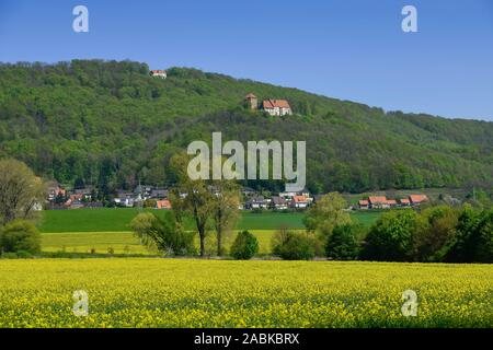 Paschenburg und Burg Schaumburg, Rinteln, Weserbergland, Niedersachsen, Deutschland