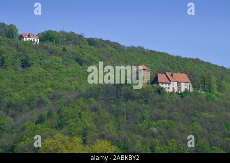 Paschenburg und Burg Schaumburg, Rinteln, Weserbergland, Niedersachsen, Deutschland