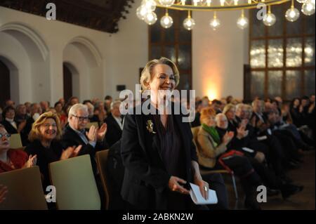 L'éditeur Antje Kunstmann lors de la remise du "prix honorifique de la culture de la ville de Munich' dans la grande salle de l'Ancien hôtel de ville. [Traduction automatique] Banque D'Images