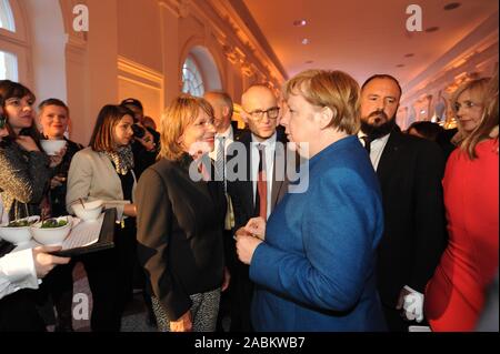 SZ nuit à Berlin à Charlottenburg, Angela Merkel , 6 mai 2019 [traduction automatique] Banque D'Images