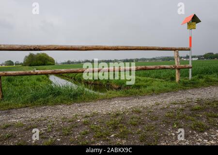 Impressions du Aubinger Moos, une vaste réserve naturelle dans l'ouest de Munich. [Traduction automatique] Banque D'Images