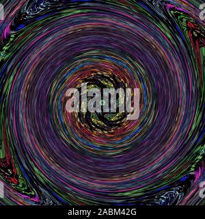 Fonds d'écran LSD colorés Banque D'Images