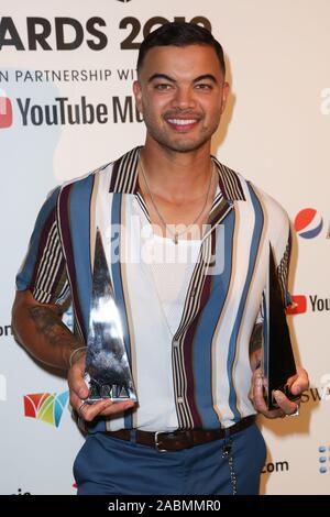 Novembre 27, 2019, Sydney, NSW, Australie : GUY SEBASTIAN pose dans la salle de remise des prix au cours de la 33e édition du Prix ARIA 2019 à l'étoile le 27 novembre 2019 à Sydney, NSW Australie (crédit Image : © Christopher Khoury/l'agence de presse australienne via Zuma sur le fil) Banque D'Images