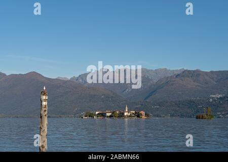 Isola dei Pescatori (île des pêcheurs), Lac Majeur, Italie Banque D'Images