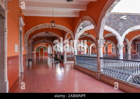 Gouverneurspalast "Palacio de Gobierno", Plaza de la Patria, Aguascalientes, Mexique Banque D'Images