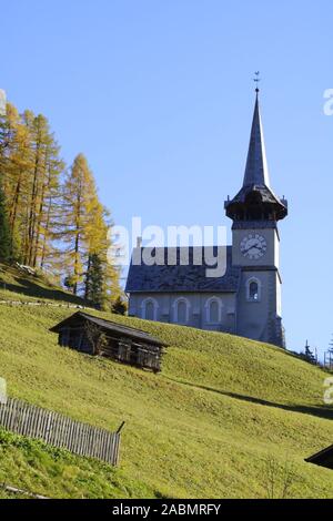 Walsersiedlung Davos Monstein Banque D'Images