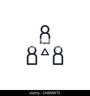 L'icône de vente de filiale. Affiliate marketing Trendy concept logo sur fond blanc à partir de la collection de la technologie Illustration de Vecteur