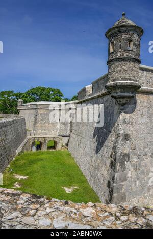 Fuerte de San Miguel, Campeche, Mexique Banque D'Images