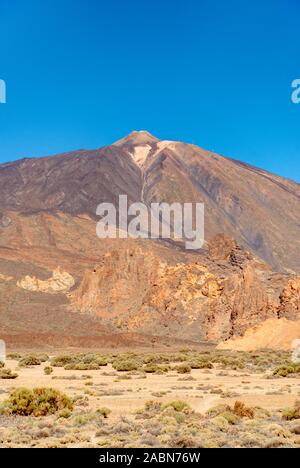 Paysage volcanique dans le Parc National du Teide, Tenerife Banque D'Images