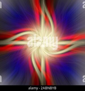 Rouge, blanc, bleu et gris avec motif de lignes d'effet des fibres. Abstract background Banque D'Images