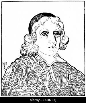 Portrait gravé de James Sharp ou Sharpe (1613 - 1679) ministre écossais, et plus tard Archevêque de St Andrews (1661-1679). Deux fois la victime de tentatives d'assassinat, le second lui coûter la vie. Banque D'Images