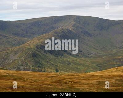 Vue paysage de l'ancienne route cadavre, Armoy fin vers Riggindale, High Street, Cumbria, Angleterre Lakeland en UK Banque D'Images