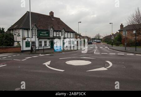 Village de l'ouest de Londres, près de l'aéroport d'Heathrow Sipson.Le village sera gravement affecté par un projet d'une troisième piste. Banque D'Images