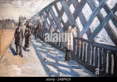 Étude pour le Pont de l'Europe par Gustave Caillebotte (1848-1894), huile sur toile, 1876 Banque D'Images