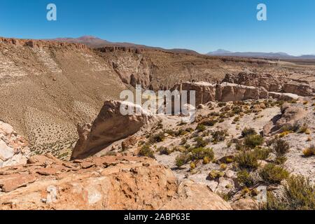 Valle de Rocas Piedras, Rocas, Mirador de Cañon, le sud de l'Altiplano, Bolivie, Amérique Latine Banque D'Images