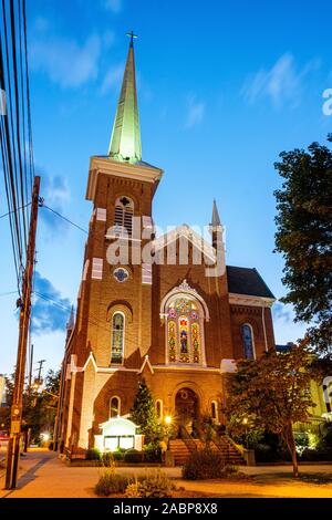 Trinity Lutheran Church, 106 rue Penn, Bedford, PA Banque D'Images