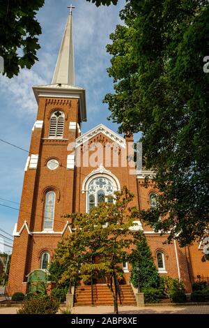 Trinity Lutheran Church, 106 rue Penn, Bedford, PA Banque D'Images