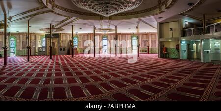 Bruxelles/ Belgique - 07 03 2019 - Décoré de l'intérieur de la grande mosquée de Bruxelles Banque D'Images