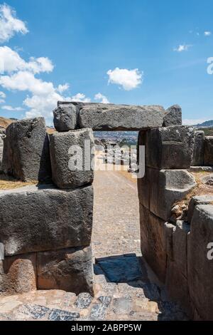 Site archéologique inca Saqsaywaman. Cusco. Pérou Banque D'Images