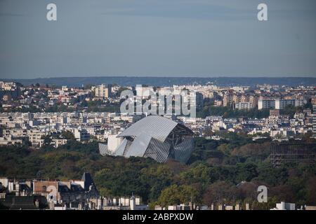 Musée de la fondation Louis Vuitton Banque D'Images