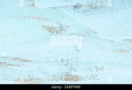 Vintage Turquoise Fond en bois naturel avec noeuds et fissures . Vue de dessus , l'espace de copie . Banque D'Images