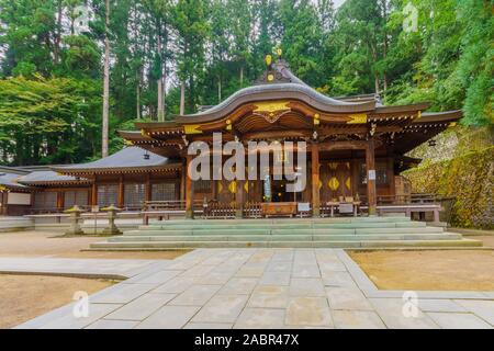 Takayama, Japon - 2 octobre, 2019 : vue sur le Sakurayama Hachimangu, à Takayama, Japon Banque D'Images