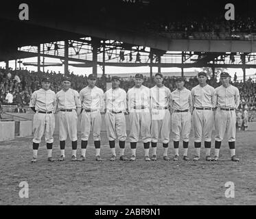 Joueurs de baseball Vintage - Washington Sénateurs Photo de l'équipe ca. 1924 Banque D'Images