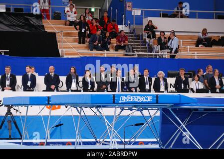 Tokyo, Japon. 29 Nov, 2019. Arbitre : Trampoline 34e Championnats du Monde de Gymnastique Trampoline FIG 2019 De Tokyo à la gymnastique Ariake Center à Tokyo, Japon . Credit : Sho Tamura/AFLO SPORT/Alamy Live News Banque D'Images