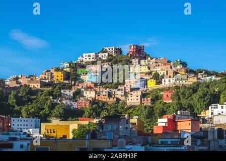 Paysage de la ville de Guanajuato au Mexique Banque D'Images