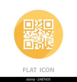 Exemple de code QR pour smartphone la numérisation Illustration de Vecteur