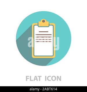 Presse-papiers ou l'icône de la liste. vector illustration Illustration de Vecteur
