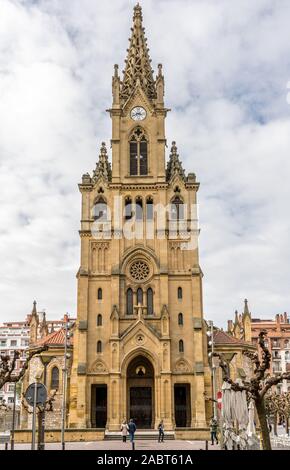 Église de San Ignacio de Loyola, San Sebastián Banque D'Images