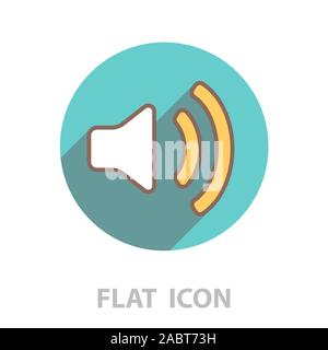 L'icône de la ligne de haut volume. vector design. Illustration de Vecteur