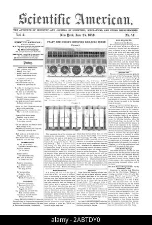 &0& L'AVOCAT DE L'INDUSTRIE Anuriques ET JOURNAL DE MÉCANIQUE SCIENTIFIQUE ET D'autres améliorations. SCIENTIFIC AMERICAN : Par Munn & Company. Nous1UIS52 par an--61 à l'avance et le reste en 6 mois. RAIL ROUTE NOUVELLE. Railroad au Pacifique. Railroad de même. Chanson OP un pauvre homme. Faire quelque chose de progrès. Déplacement rapide. La dysenterie. Pittsburgh ou Connelisville Railroad. L'Inde des ressorts en caoutchouc. La nouvelle ligne télégraphique Orléans via la vallée du Mississippi., 1848-06-24 Banque D'Images