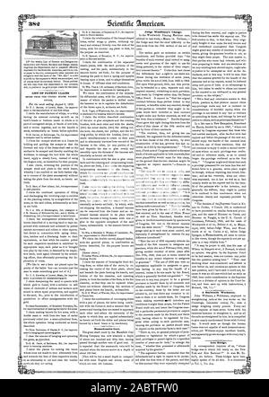 Liste des revendications d'un brevet délivré par l'Office des brevets des États-Unis Massachusetts le charbon. La charge de juge de Woodbury. Un Stalworth Workman. Pont de fer., Scientific American, 1850-08-17 Banque D'Images