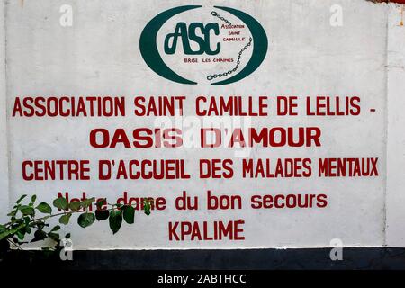 Oasis de l'amour, un centre catholique pour handicapés mentaux dans la région de Kpalimé, au Togo Banque D'Images