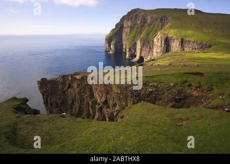 Áslundarstakkur, Suduroy, Les Îles Féroé Banque D'Images